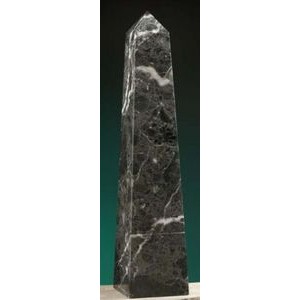 18" Green Genuine Marble Super Obelisk Award