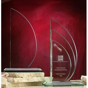 Glass Sailboat Award (7"x10")