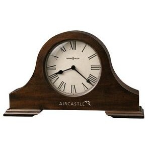 Howard Miller Hampton Cherry Humphrey Tambour Mantel Clock