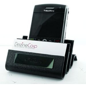 Desktop Smart Phone/Business Card Holder black