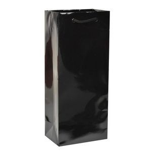 Black Gloss Eurotote Bag (5.5"x3.5"x13")