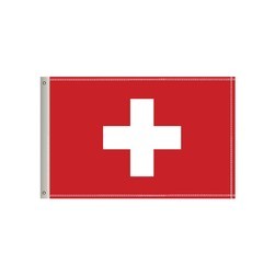 72"W x 36"H National Flag, Switzerland, Single-Sided