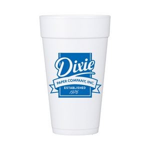 20 oz White Styrofoam Insulated Hot or Cold Foam Cup