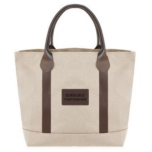Large Tote Bag w/Cuff (Natural Canvas)