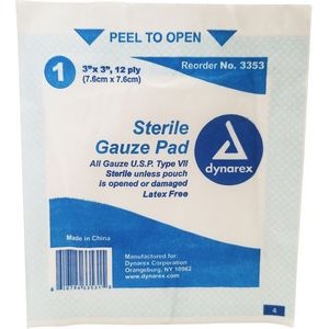 Gauze Pads - 3" x 3" Sterile