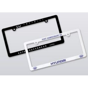 Thin License Plate Frame (Screen/Pad Print)