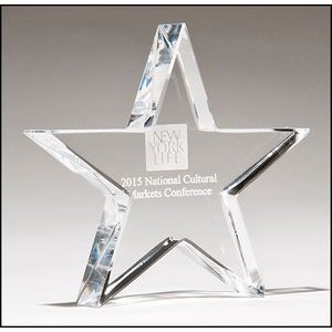 4.125'' Crystal Star Paperweight