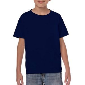 Heavy Cotton Youth T-shirt - Navy - Small (Case of 12)