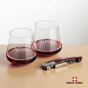 Swiss Force® Opener & 2 Cannes Wine - Red
