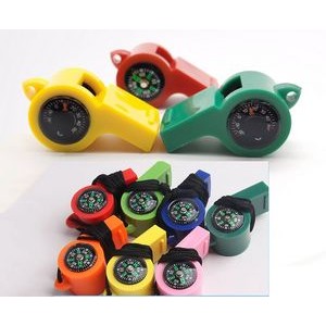 Emergency Whistles with Compass