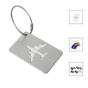 Metal Luggage Tag with Hide-in Address