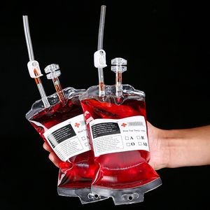 Halloween Party Red Drink Blood Bags