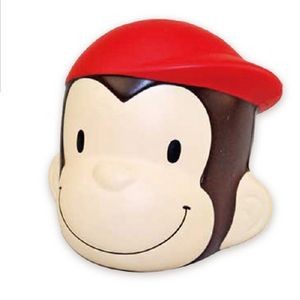 New Arrival PU Monkey Shape Stress Reliever w/Funny Face