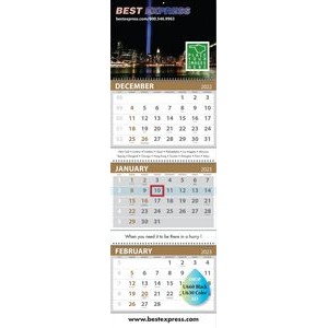 Custom 3-Month Premium Wall Calendar (Offset)