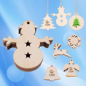 Wood Christmas Ornaments Decorations