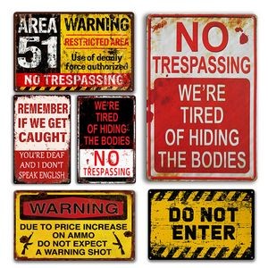 Customizable Personalized Vintage Metal Tin Signs for Wall Decoration