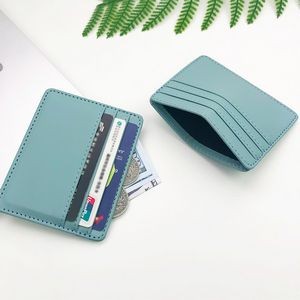 Large-capacity Multi-card Women's Compact Leather PU Card Case