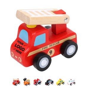 Wooden Puzzle Car Toys