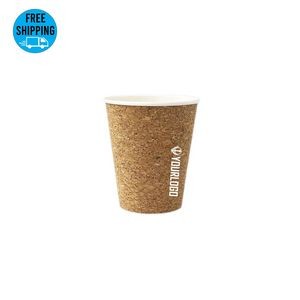 8oz cork disposable Paper Coffee Cup