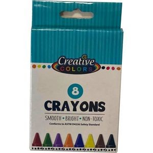 Crayons - 8 Bright Colors (Case of 48)