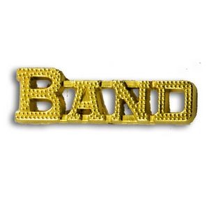 Band Chenille Letter Pin