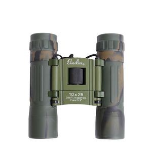Camouflage Compact 10x25mm Binoculars w/Case