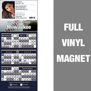 Milwaukee Pro Baseball Schedule Vinyl Magnet (3 1/2"x8 1/2")