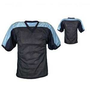 Adult Football Dazzle Cloth/Pro-Weight Textured Mesh Jersey Shirt w/Double Yoke