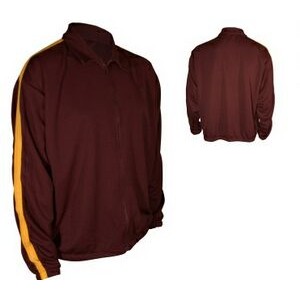 Adult 14 Oz. Double Knit Poly Warm Up Pullover Jacket