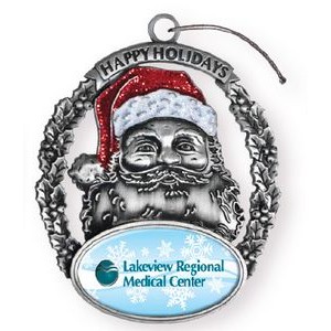 Express Santa Holiday Ornament (Domestically Produced)