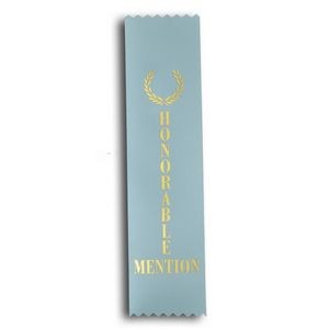 Honorable Mention Standard Stock Ribbon w/ Pinked Ends (2"x8")