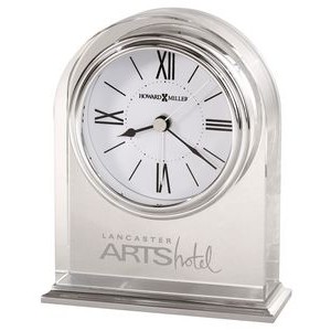 Howard Miller Optica Crystal Arched Table Clock