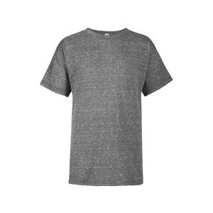 Delta Youth Ringspun Retail Fit Snow Heather Tee Shirt