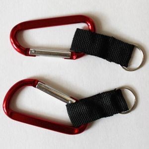 Carabiner with Woven Strao