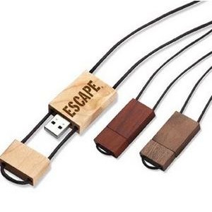 Woodwear 3.0 USB Flash Drive w/Lanyard (128 GB)