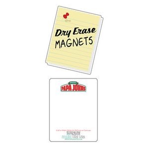 Dry Erase Rectangle Magnet (4"x6")