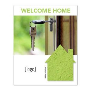 Real Estate Seed Paper Shape Postcard - Design D