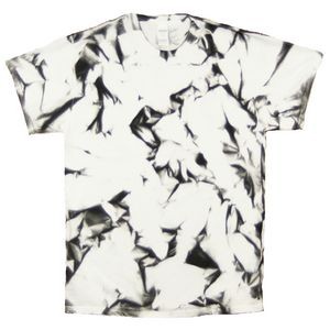 Black/White Nebula Graffiti Short Sleeve T-Shirt