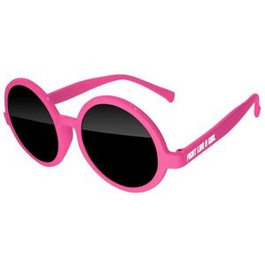 *Pink Promotion* Breast Cancer Awareness Iris Sunglasses w/ 1-color Arm Imprint