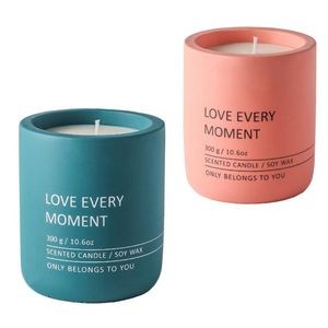 Scented Candle With Ceramic Jar