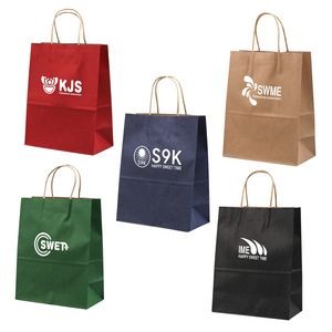 Brown Shopping Paper Bags with Handles