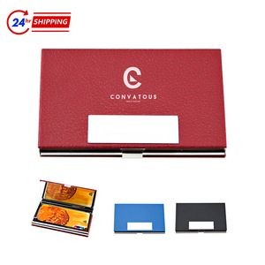 PU Stainless Steel Business Card Case