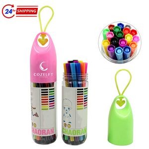 18-color Lucky Bottle Washed Pens