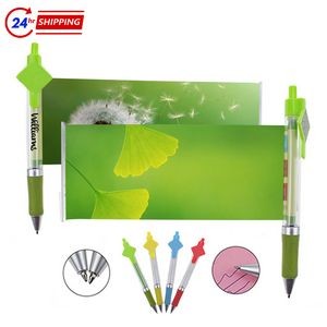 Colorful Click Ballpoint Pen w/ Banner