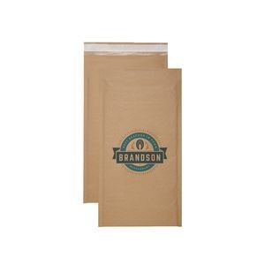 Natural Kraft Padded Mailer with Full Color Digital Print - (7 1/4 x 12)