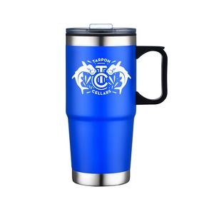 24oz Stainless Steel travel mug with stainless bottom