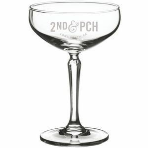 Deep Etched or Laser Engraved Acopa Empire 7 oz. Coupe Glass