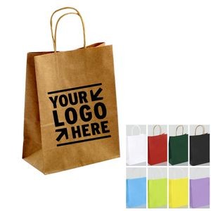 Kraft Shopping Bag (8.3"x4.3"x13x10.7")