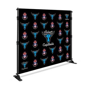 8' X 8' Adjustable Step and Repeat Display Backdrop Banner Stand