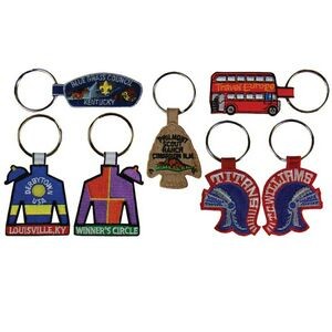 2" Embroidered Key Rings (2 Sided)